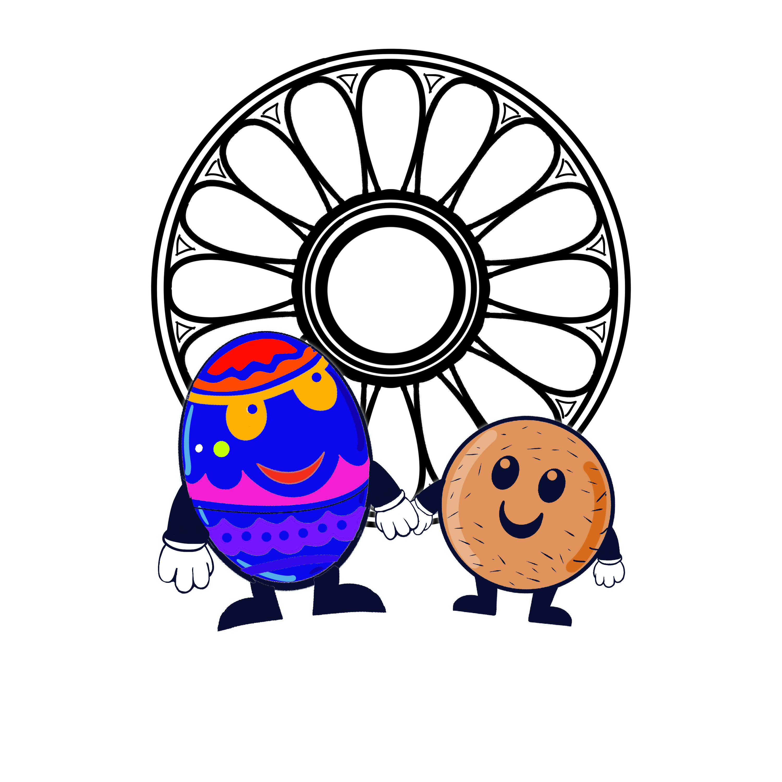 Easter Parade Matzo Ball Logo